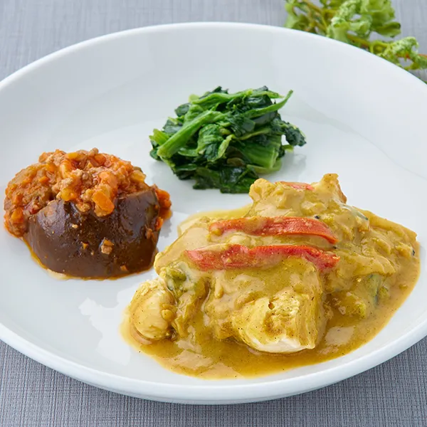 【LM】鶏むね肉と白菜の豆乳カレー煮弁当