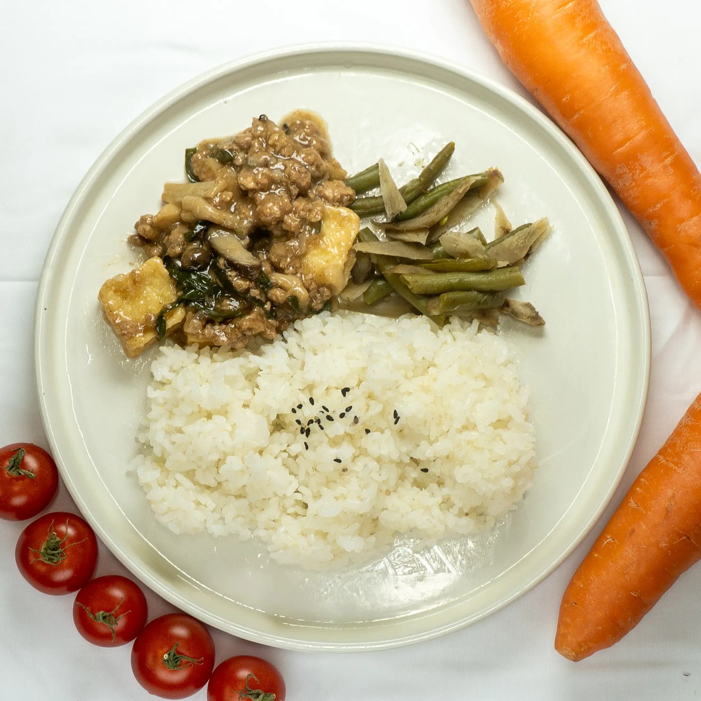 sf 挽肉の中華炒め
