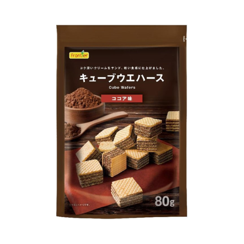 キューブウエハースココア味