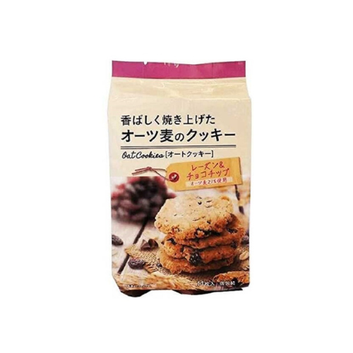 香ばしく焼き上げたオーツ麦のクッキー レーズン&チョコチップ