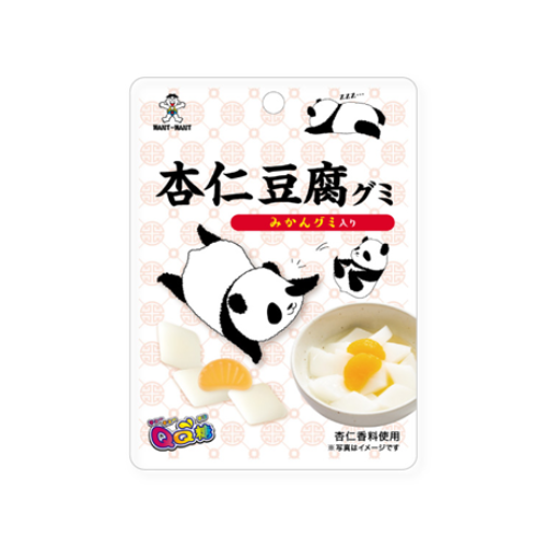杏仁豆腐グミ(みかんグミ入り)