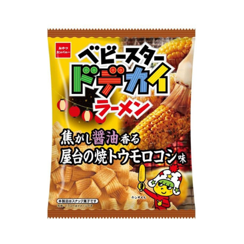 ベビースタードデカイラーメン焦がし醤油香る屋台の焼トウモロコシ味