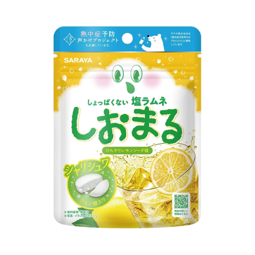 塩ラムネ しおまる ひんやりレモンソーダ味