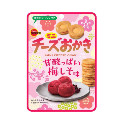 ミニチーズおかき甘酸っぱい梅しそ味ＣＨ 24g
