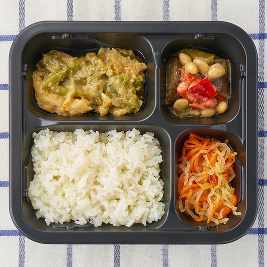 鶏肉とインゲンの味噌ダレ焼き弁当（ごはん付き）