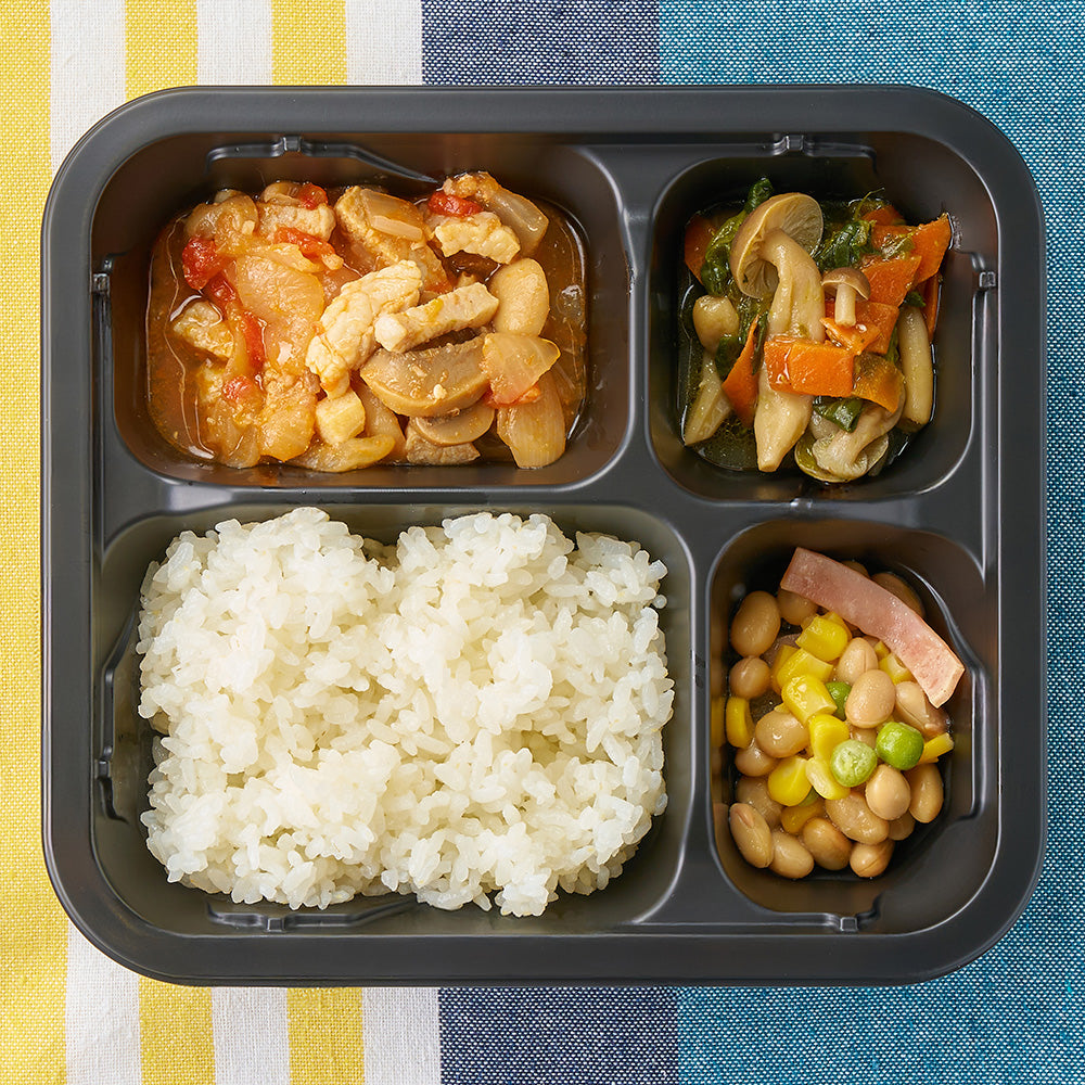 ポークトマト煮弁当（ごはん付き）