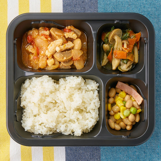 ポークトマト煮弁当（ごはん付き）
