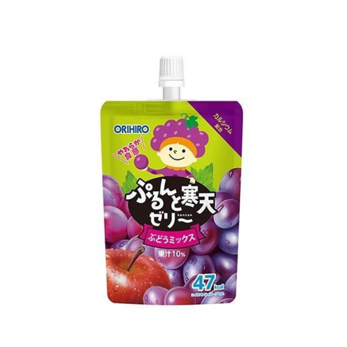 ぷるんと寒天ゼリースタンディング　ぶどうミックス