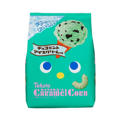 キャラメルコーン　チョコミントアイスクリーム味