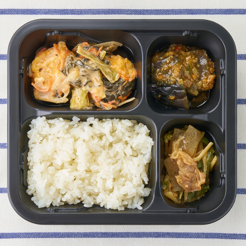 野菜たっぷりエビマヨ弁当