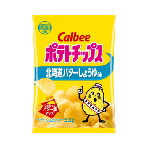ポテトチップス北海道バターしょうゆ味