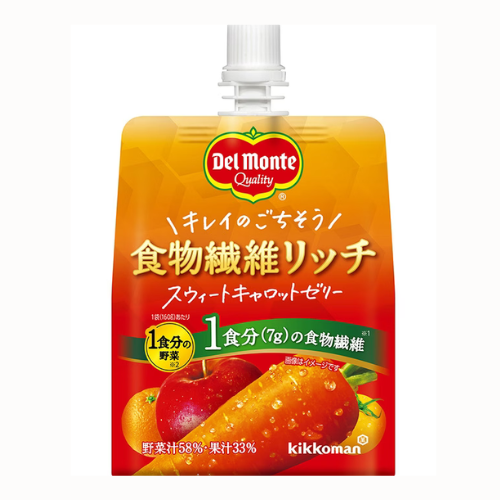 ＜Orders cannot be made by anyone other than related parties＞※Expired※ Del Monte Fiber-Rich Sweet Carrot Jelly [Aegis]