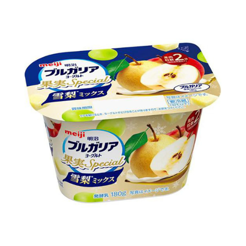 明治ﾌﾞﾙｶﾞﾘｱﾖｰｸﾞﾙﾄ果実SP雪梨ﾐｯｸｽ