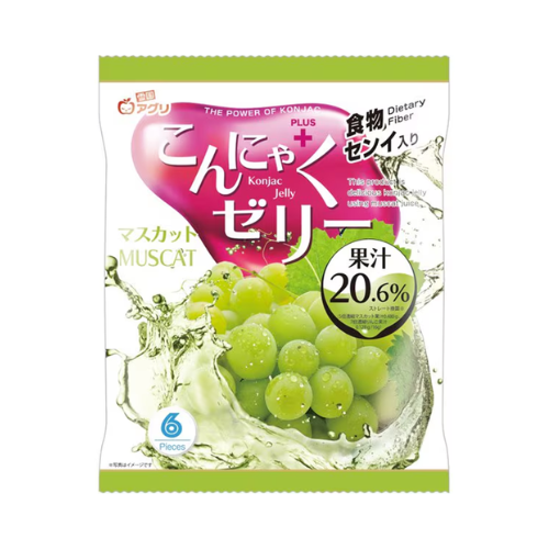 こんにゃくゼリー　マスカット味