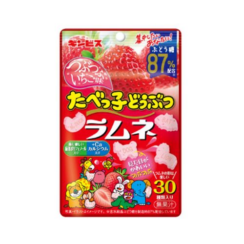 たべっ子どうぶつラムネつぶつぶいちご味