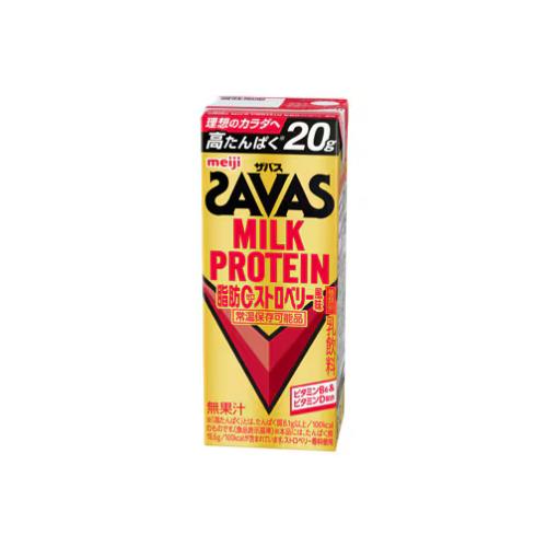 (ｻﾞﾊﾞｽ)MILK PROTEIN 脂肪0 ｽﾄﾛﾍﾞﾘｰ風味