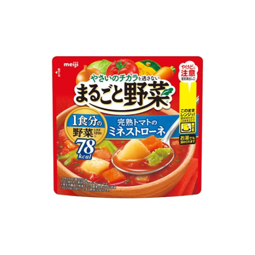 明治まるごと野菜 完熟ﾄﾏﾄのﾐﾈｽﾄﾛｰﾈ
